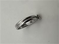 Anello Gioielleria Dossena  Donna in Oro bianco Diamante 0.22 Ct ANOR-257-253 - ANOR-257-253